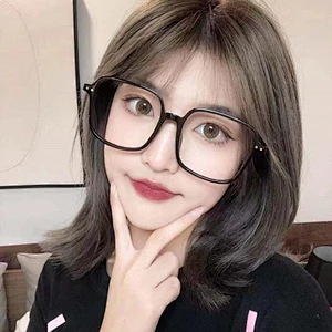 2021 newest fashion stud oversize metal square myopia sunglasses women men eyewear shade sun glasses wholesale custom goggles