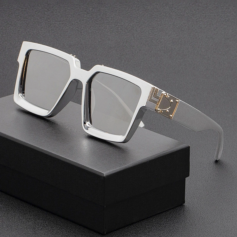 2021 newest fashion square big frame trendy sunglasses women men eyewear shade vintage sun glasses wholesale custom goggles