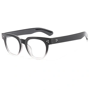 2021 Trendy retro stud glasses gradient celebrity optical frame river wholesale women eyewear men eyeglasses design eye glasses