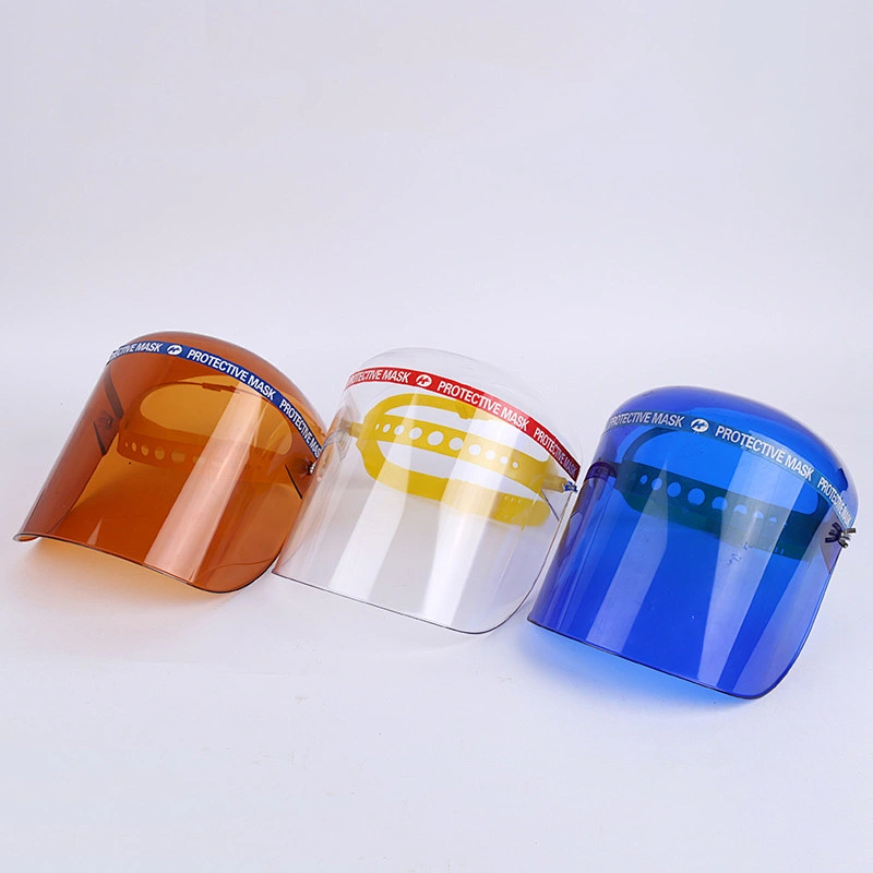 Plexiglass customized face shield labor protection supplies splash-proof pvc protective faceshield fashion