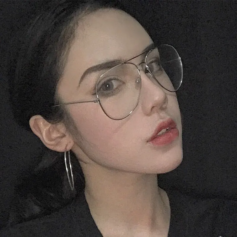 Metal thin trendy glasses river oval optical frames wholesale women eyewear men eyeglasses design eye glasses