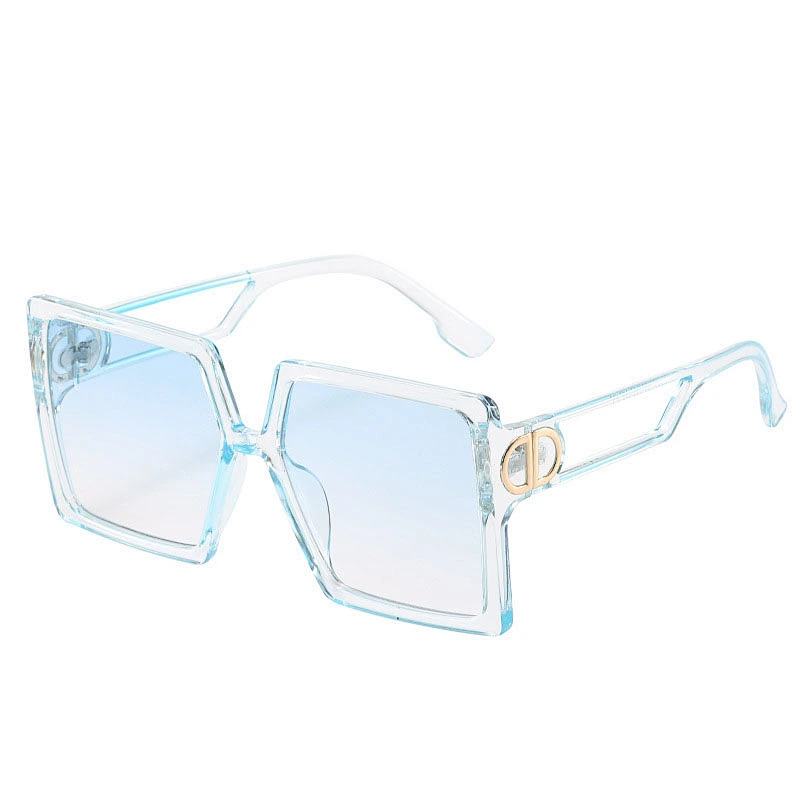 2021 newest fashion square big frame trendy sunglasses women men eyewear shade vintage sun glasses wholesale custom goggles