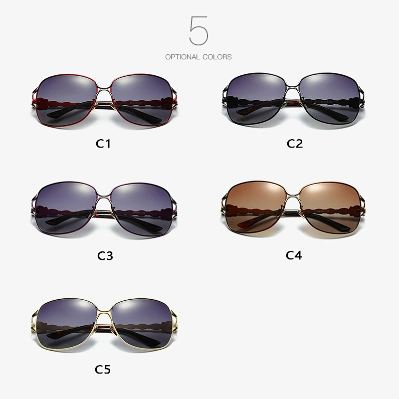 2021 newest fashion driving fishing sunglasses polarized women men eyewear shade vintage sun glasses wholesale custom goggles