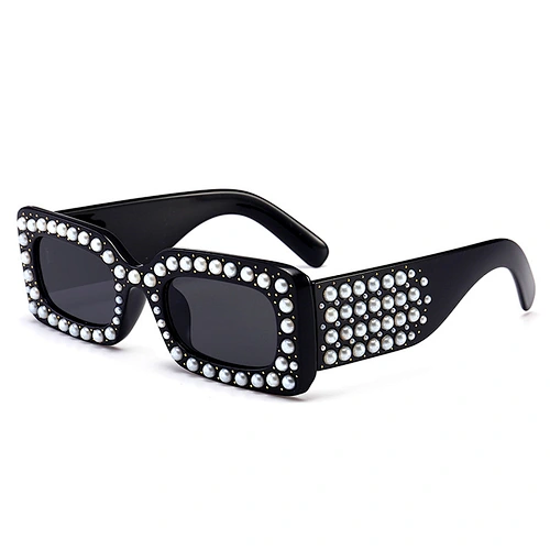 Foreign trade cross-border hot style sunglasses diamond sunglasses women street shooting square sunglasses