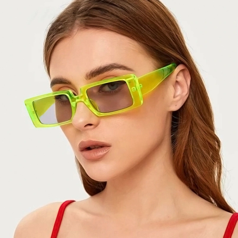 Newest Fashion custom men women Sunglasses wholesale shade vintage Transparent Color oversize Sunglasses Travel Wild Sun Glasses