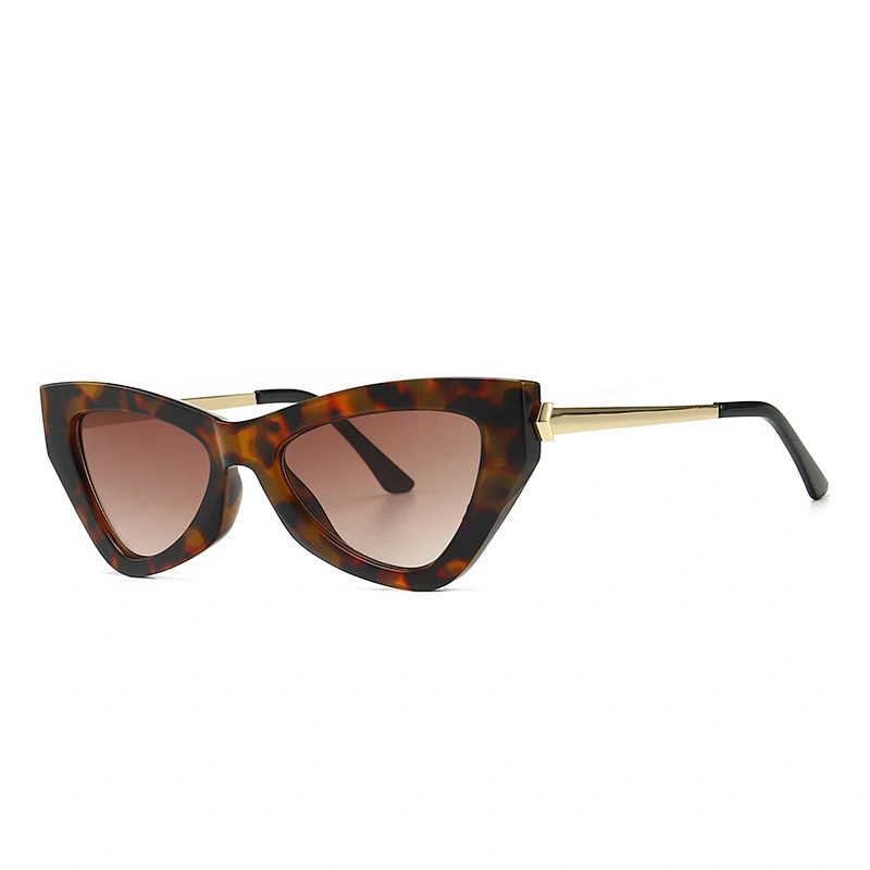Luxury sunglasses spring and summer posters catwalk butterfly style trendy modern retro narrow sunglasses women river