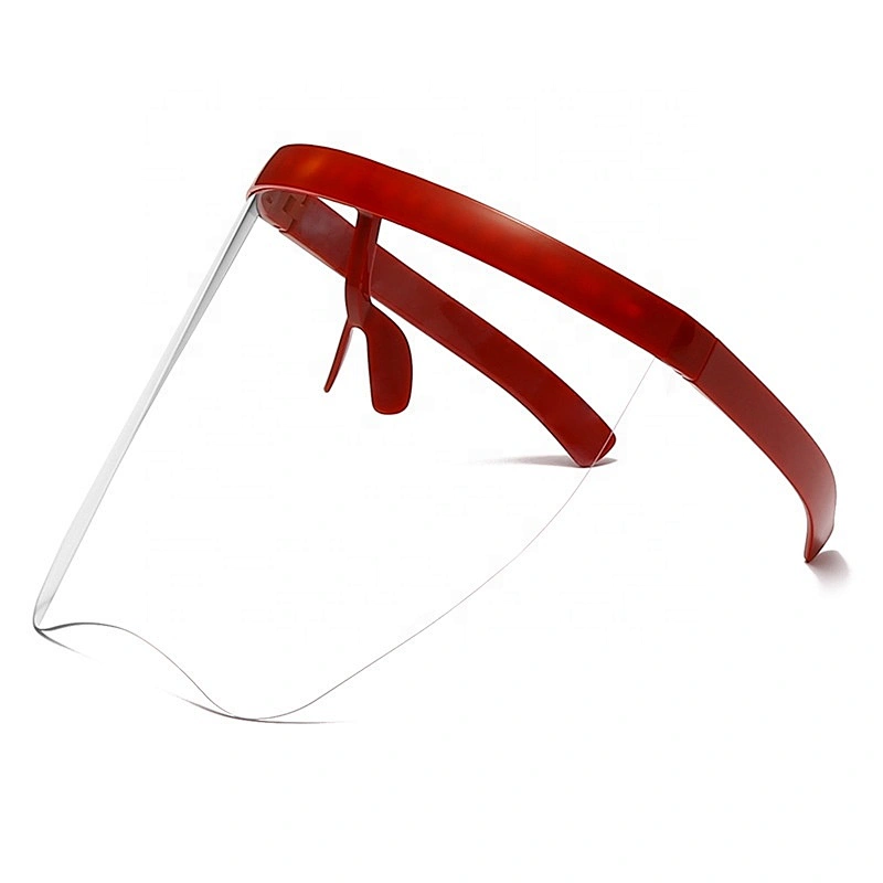 Clear Face Shield ShieldMask Frame Face Visors Face Visors-Pink Anti-dropping Anti-aerosol
