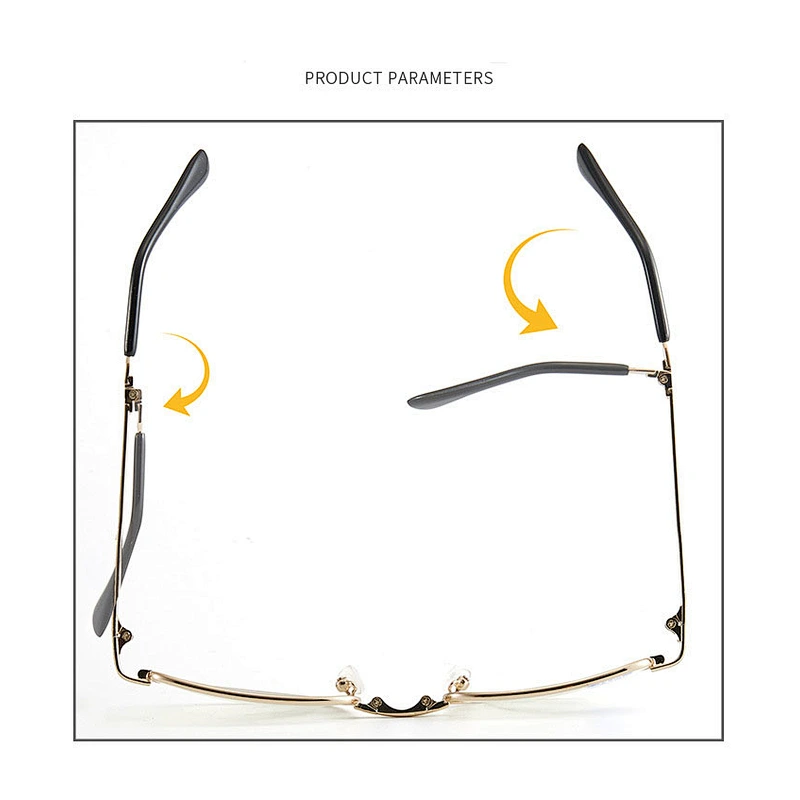 Multifocal trendy designer light optics foldable reading glasses blue light blocking men women wholesale reader glasses frame