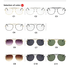 Retro metal square frame trendy optical frame river wholesale myopia women eyewear men eyeglasses design eye glasses