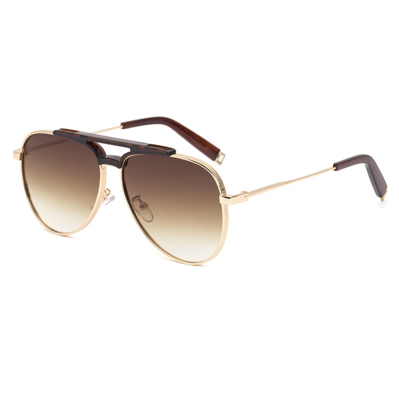 2021 newest fashion metal oval frame sunglasses women men eyewear shade vintage sun glasses wholesale custom goggles