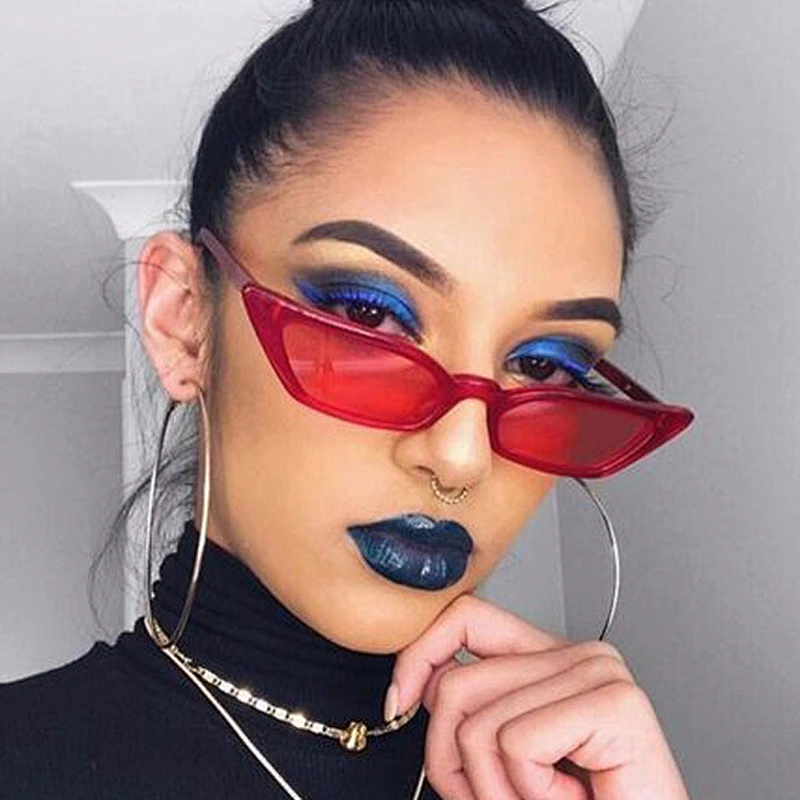 2021 newest fashion transparent small frame cat eye sunglasses women men eyewear shade sun glasses wholesale custom goggles