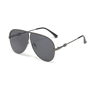 2021 newest fashion oval metal frame celebrity sunglasses women men eyewear shade vintage sun glasses wholesale custom goggles