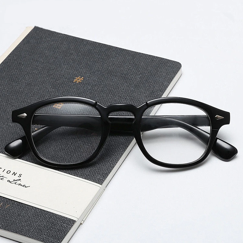 Stud round small myopia retro celebrity river glasses optical frame wholesale women eyewear men eyeglasses design eye glasses