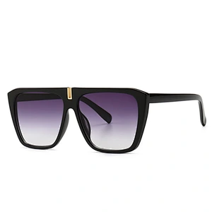 Cross-border new square flat top mens sunglasses women European and American street style fashion sunglasses newest