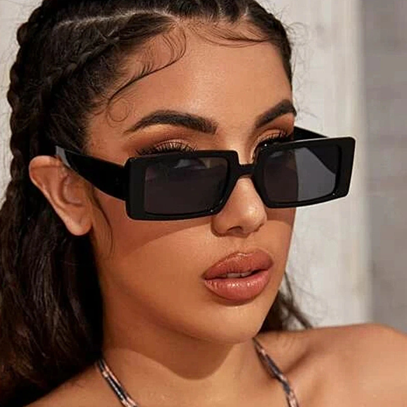 2021 newest fashion square frame sunglasses women men eyewear shade vintage sun glasses wholesale custom goggles