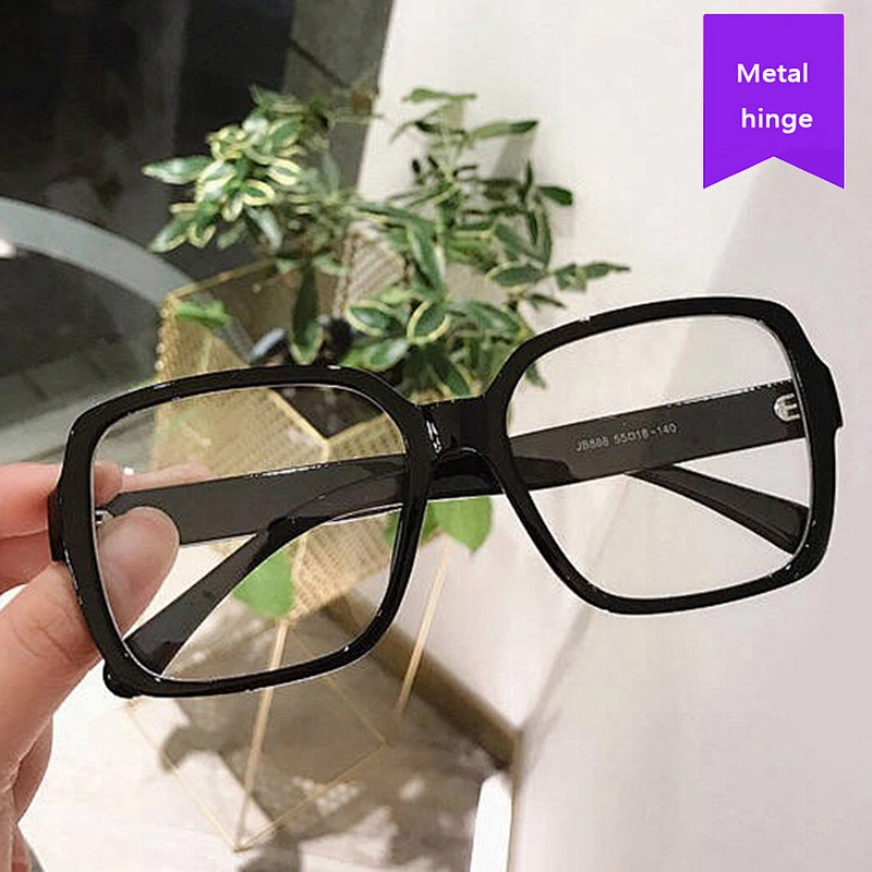Blue light blocking retro square big frame trendy optical frame river wholesale women eyewear men eyeglasses design eye glasses