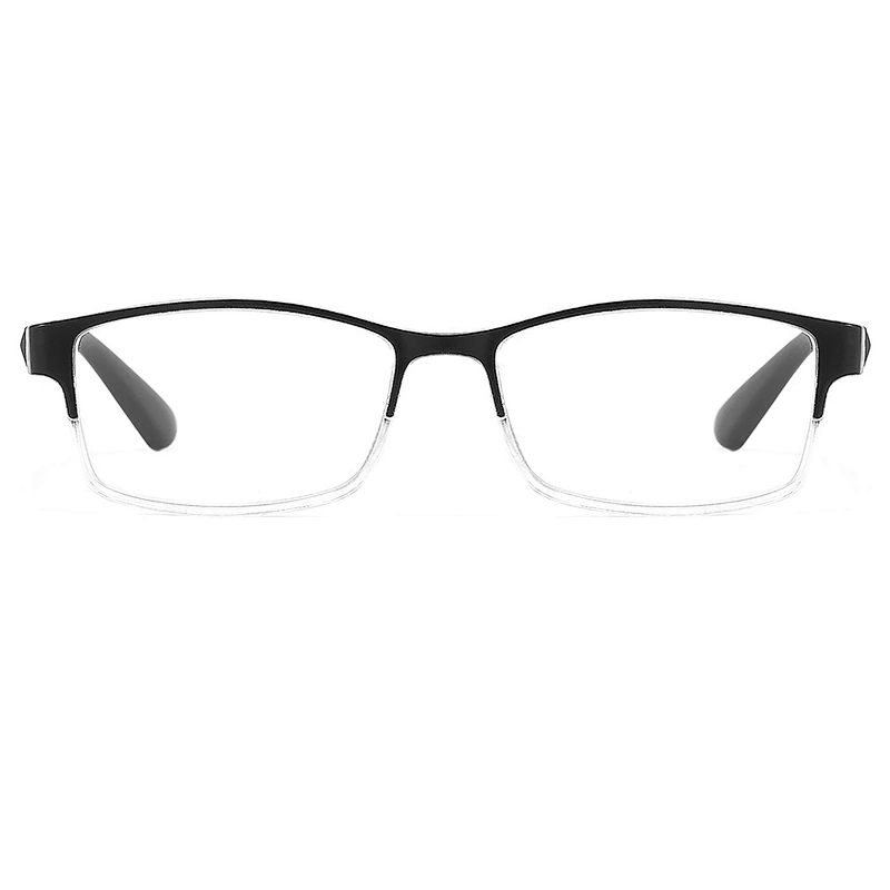 Hot selling half border trendy thin business designer optics reading glasses men women wholesale reader glasses frame