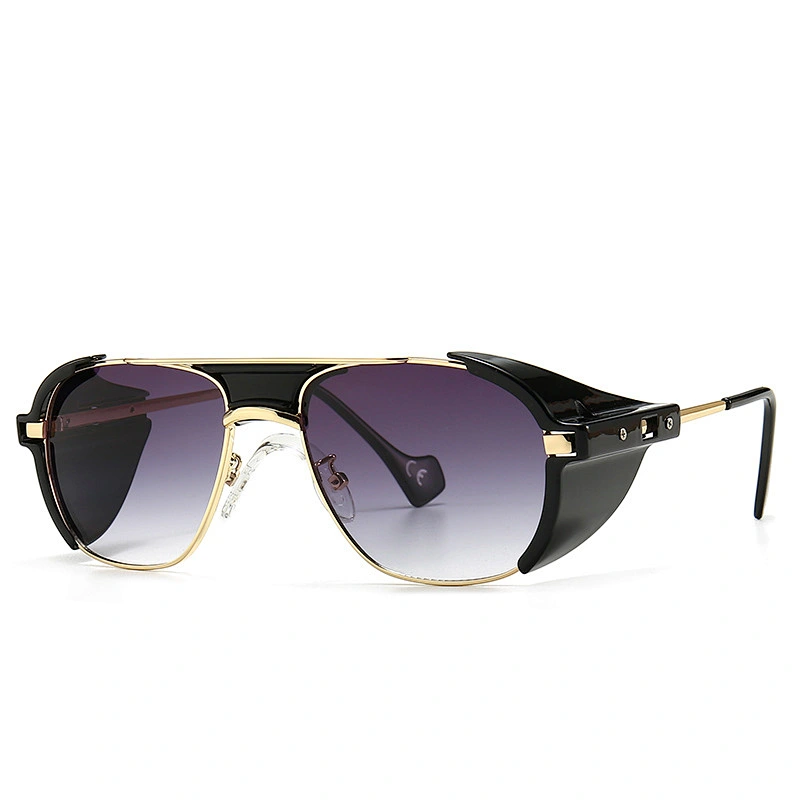 New modern retro sunglasses punk sand-proof sunglasses INS wind street shooting trendy sunglasses