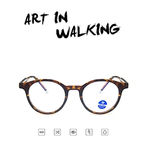 Retro stud round small frame blue light blocking optical frame river wholesale women eyewear men eyeglasses design eye glasses