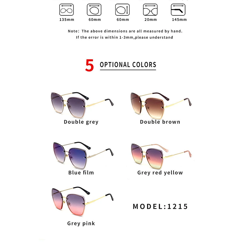 2021 newest fashion big metal frame trimming sunglasses women men eyewear shade vintage sun glasses wholesale custom goggles