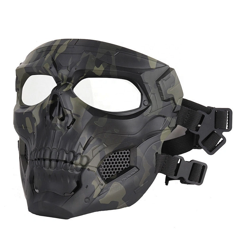 2020 Anti-dust Face shield Mask Scary Skeleton ShieldMask Adult Simple Skull ShieldMask Halloween