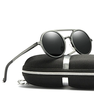2021 newest fashion aluminum magnesium round sunglasses polarized women men eyewear shade sun glasses wholesale custom goggles