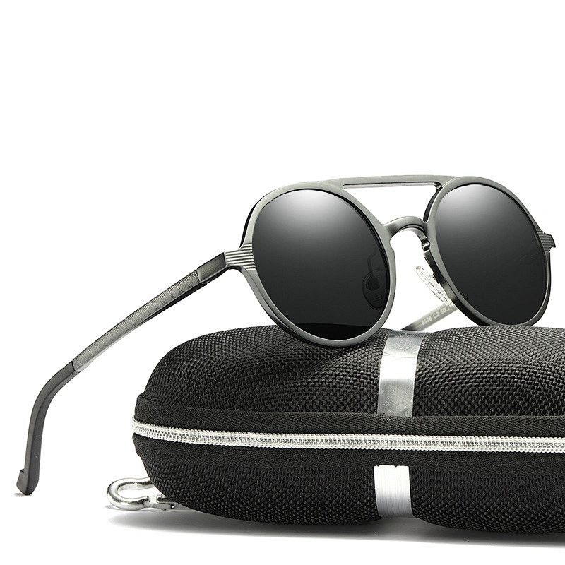 2021 newest fashion aluminum magnesium round sunglasses polarized women men eyewear shade sun glasses wholesale custom goggles