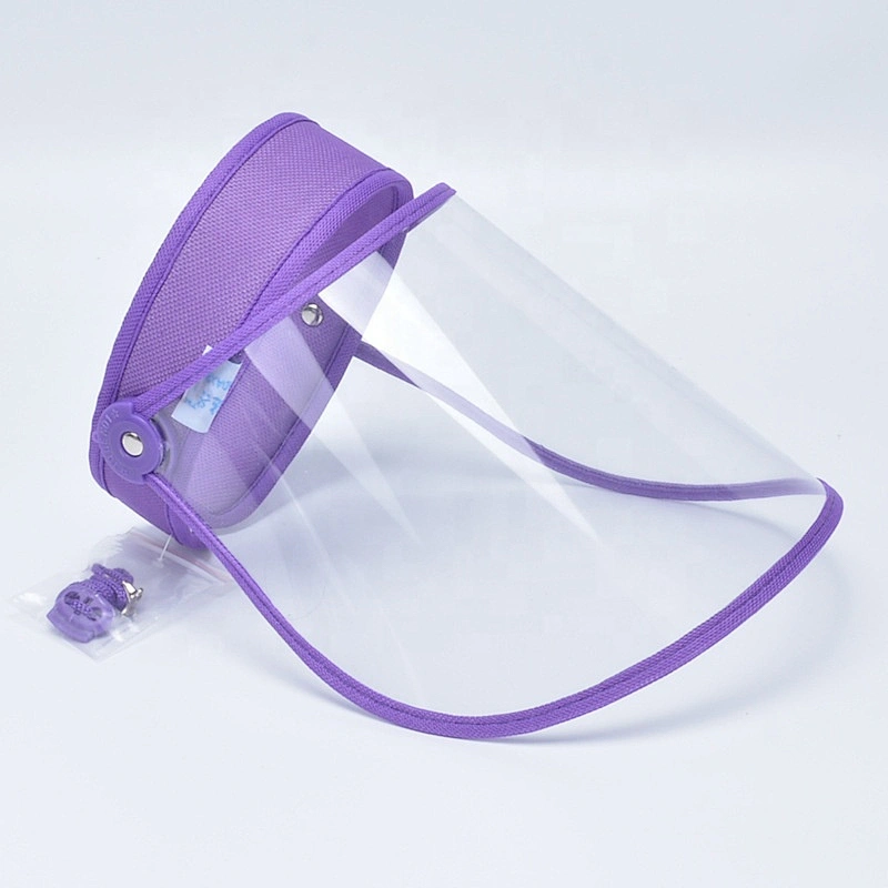 Transparent Face Shiled Plastic Sun hat FaceShield Protective Colorful Motorcycle bicycle riding Face Sheild