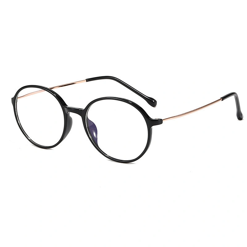 New flat light anti-blue glasses frames optical eyeglasses color changing sunglasses retro big couple style optical frame