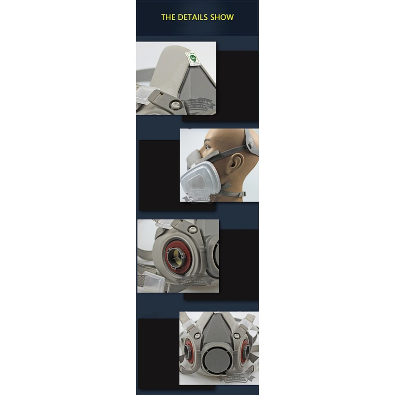stylish face shield anti gas and dust faceshield spray painting chemical decoration polishing anti industrial dust gas dust