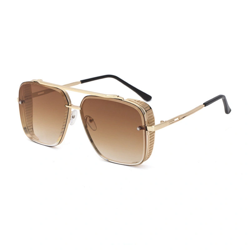 2021 newest fashion metal hollow steam punk sunglasses women men eyewear shade sun glasses wholesale custom goggles
