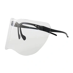 Blocc Stylish Laser Eye Protection Face Shield Transparent Half Face Shield Guard Mask Face Screen Shield