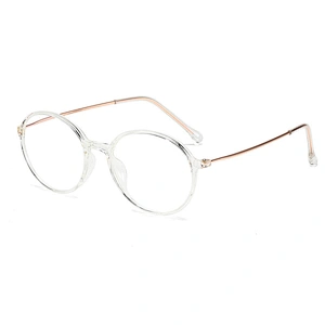 New flat light anti-blue glasses frames optical eyeglasses color changing sunglasses retro big couple style optical frame