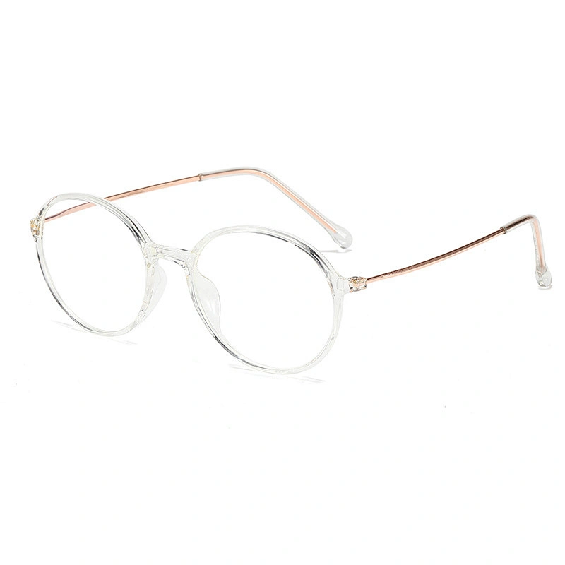 New flat light anti-blue glasses frames optical eyeglasses color changing sunglasses retro big couple style optical frame