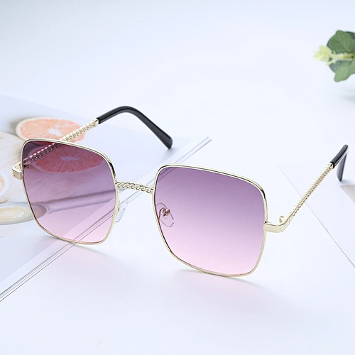 Anti-UV 2021 newest trendy blue light block metal square sunglasses women men eyewear shade sun glasses wholesale custom goggles