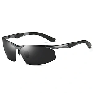 2021 newest aluminum magnesium half-rim sport sunglasses polarized women men eyewear shade sun glasses wholesale custom goggles