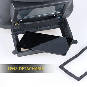Full face shield argon arc welding with automatic photoelectric welding for helmet of French electric welding face shield mask