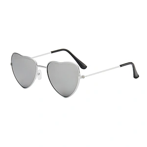 Newest oval colorful kids boy heart shape reflective sunglasses girls 2021 manufacture for custom UV sun glasses