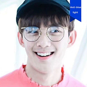 Anti UV retro metal polygon Irregular glasses optical frame river wholesale women eyewear men eyeglasses design eye glasses