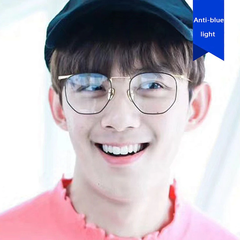 Anti UV retro metal polygon Irregular glasses optical frame river wholesale women eyewear men eyeglasses design eye glasses