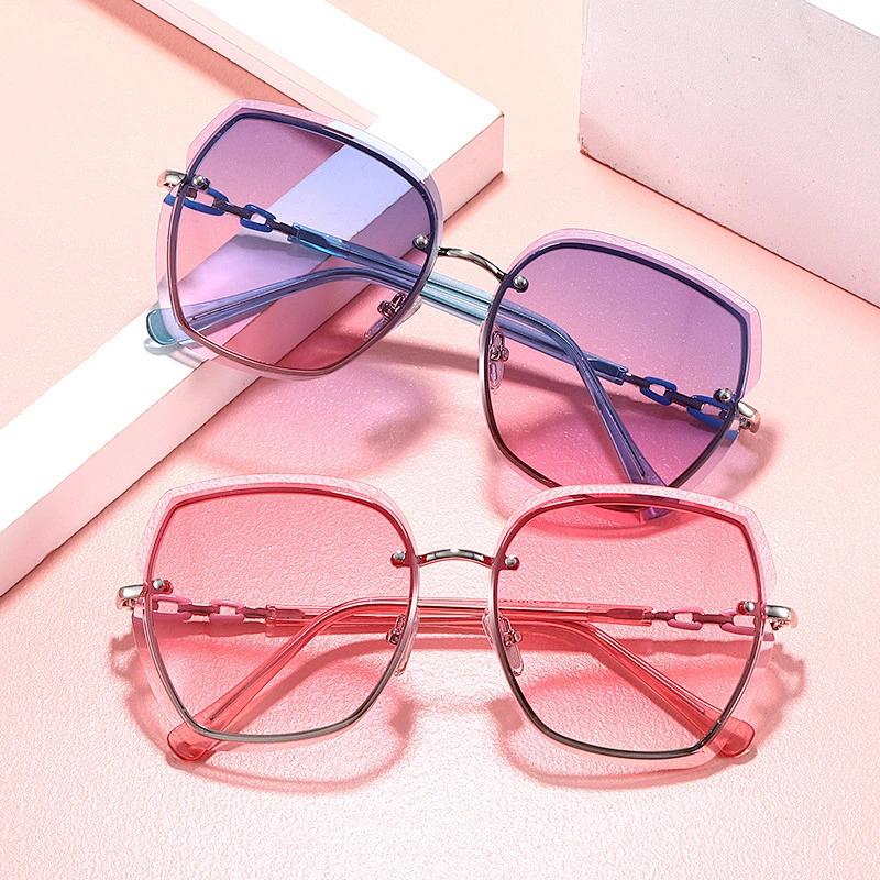 2021 newest fashion colorful metal ladies trendy sunglasses women men eyewear shade vintage sun glasses wholesale custom goggles
