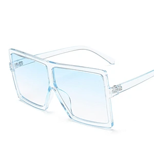 2021 newest fashion oversize metal hinge  square sunglasses women men eyewear shade vintage sun glasses wholesale custom goggles