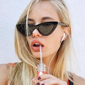 2021 newest fashion cat eye triangle small frame sunglasses women men eyewear shade vintage sun glasses wholesale custom goggles