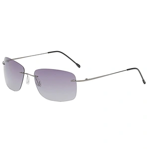 2021 newest foldable titanium rimless square sunglasses polarized women men eyewear shade sun glasses wholesale custom goggles