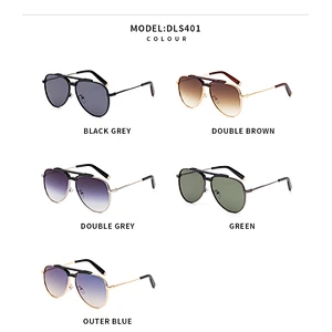 2021 newest fashion metal oval frame sunglasses women men eyewear shade vintage sun glasses wholesale custom goggles