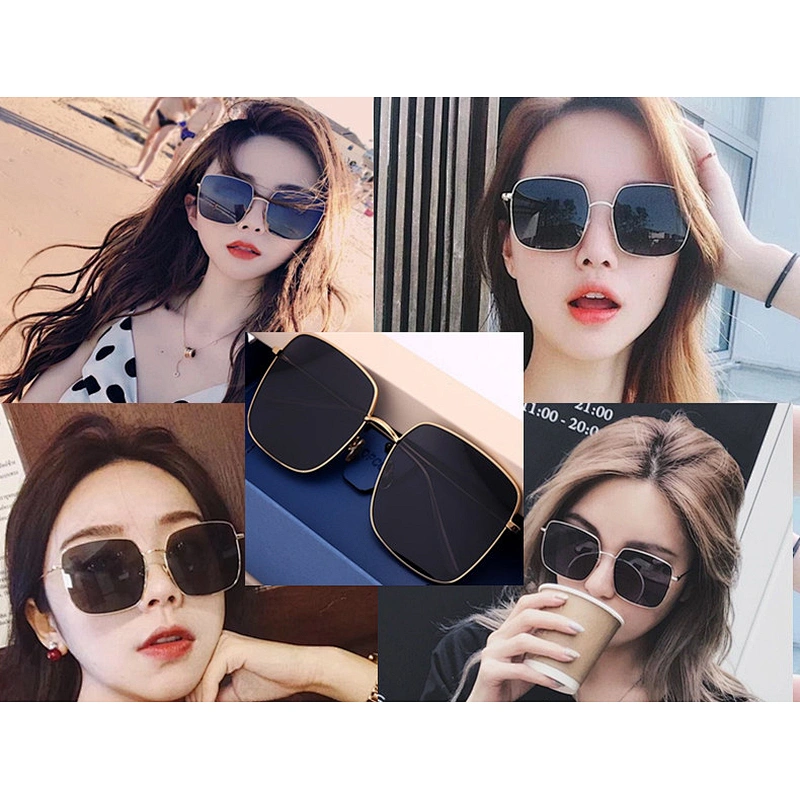 2021 newest fashion celebrity square sunglasses women men eyewear shade vintage sun glasses wholesale custom goggles