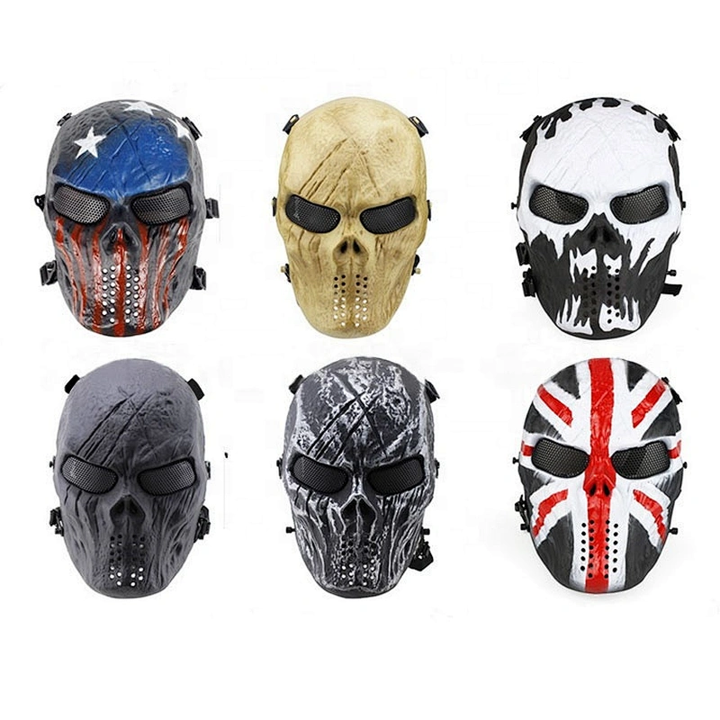 Military Protective Face Shield Fashion Face ShieldMask  Guard Fancy Personalized Skeleton Face Coverings