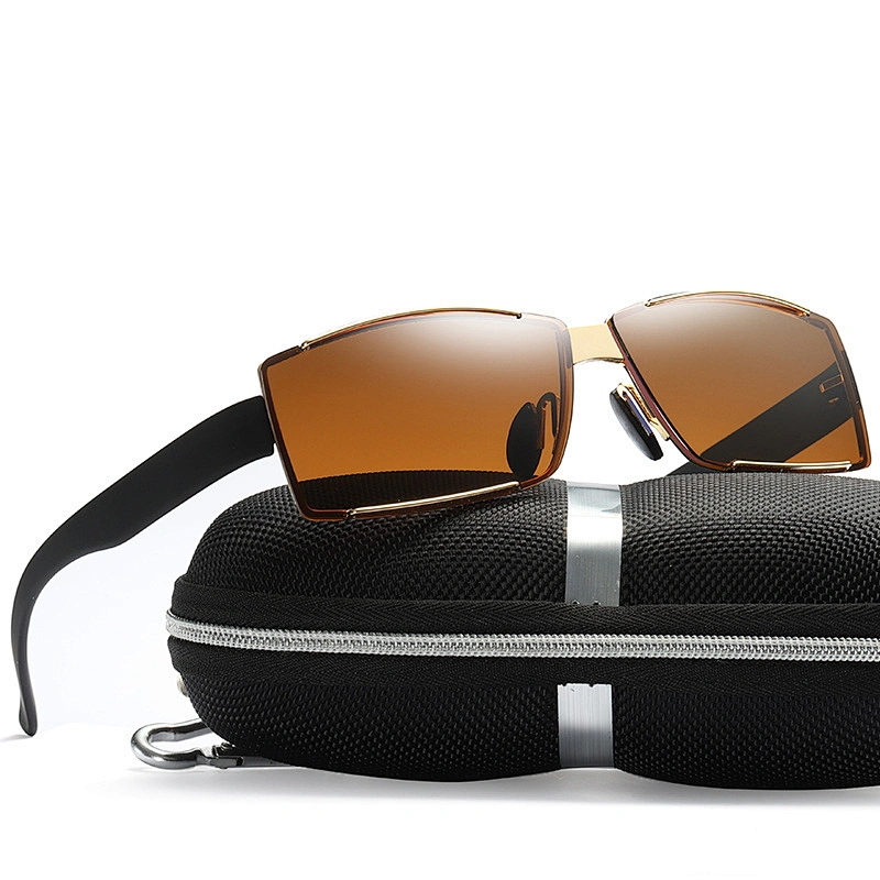 2021 newest fashion square rimless driving sunglasses polarized women men eyewear shade sun glasses wholesale custom goggles