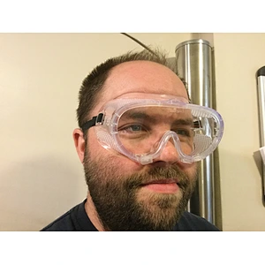 clear prescription protective anit-fog protect lab use with PPE eye protection goggles safety glasses