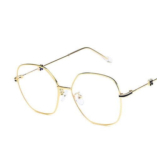 Four-leaf metal polygon Irregular myopia glasses optical frame river wholesale women eyewear men eyeglasses design eye glasses